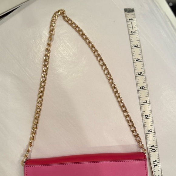 Salvatore Ferragamo beautiful pink & red clutch, wallet, handbag - Picture 5 of 11